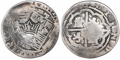 historia de la numismática, moneda 2 reales de Lima
