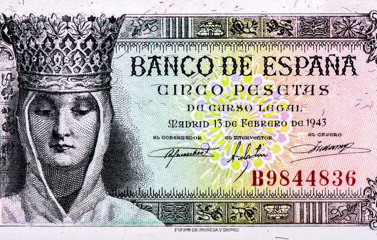 mujeres en billetes y monedas