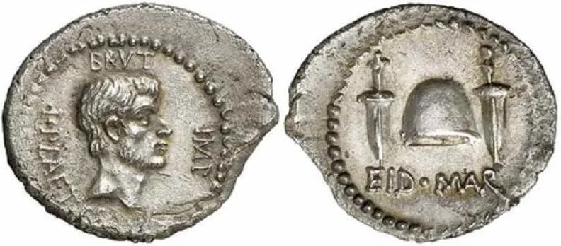 Historia de la numismática, denario romano