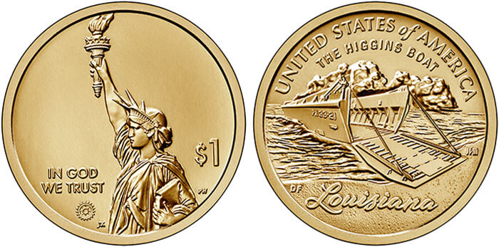 nueva moneda american innovations de louisiana