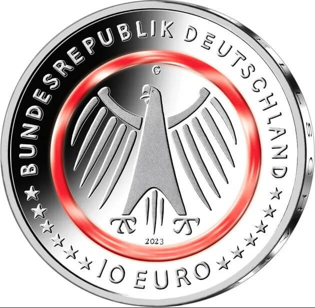 reverso nueva moneda dedicada a los bomberos
