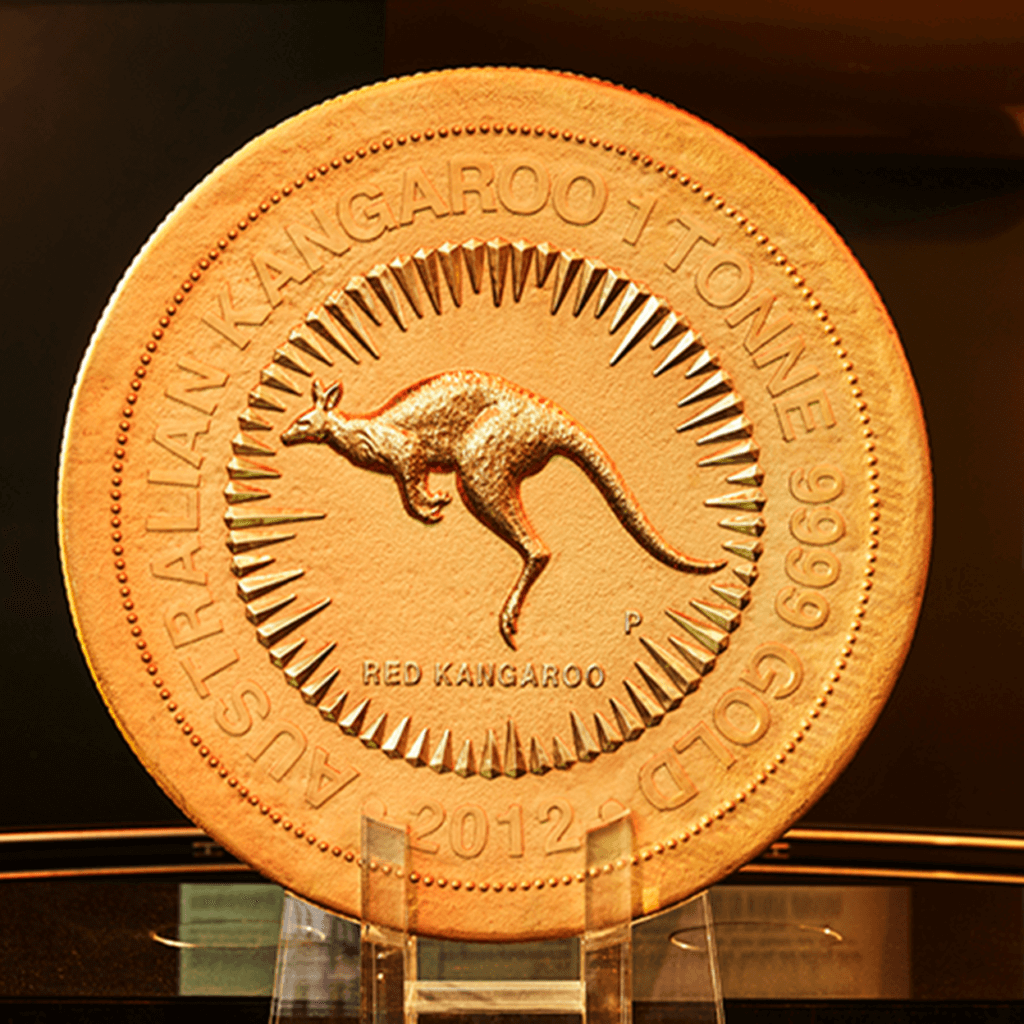 Moneda de oro una tonelada - Kangaroo One Tonne Gold Coin