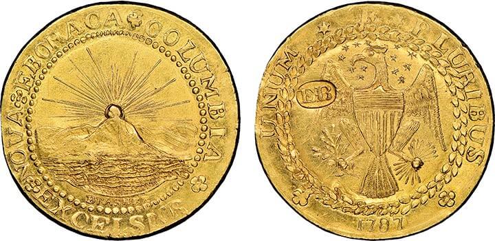Monedas mas caras del mundo - Brasher Doubloon 1787