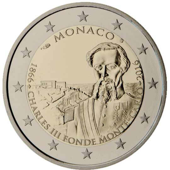 Moneda de 2 Euros Mónaco 2016 - 150 aniversario de Monte Carlo