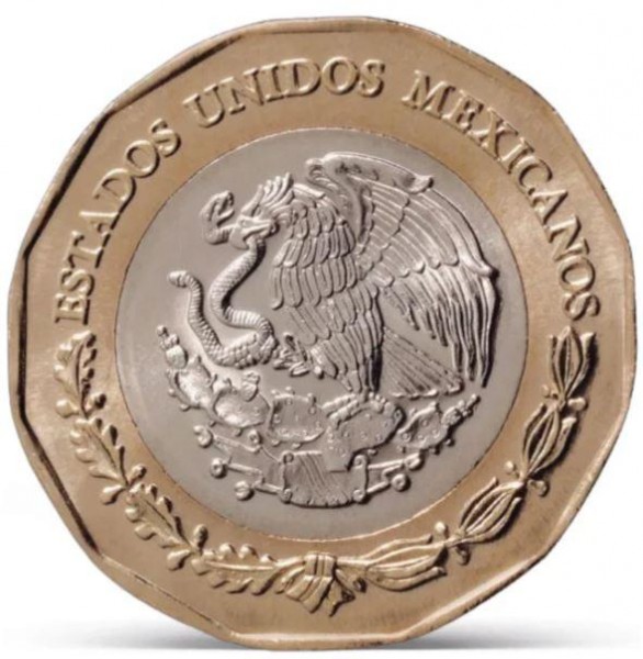 anverso moneda de 20 pesos emiliano zapata precio